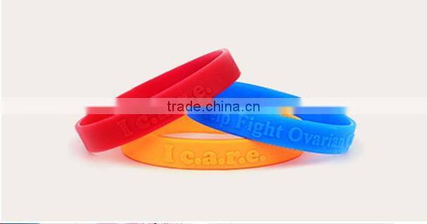 glow in the dark silicone bracelet bulk promotional gift for kids
