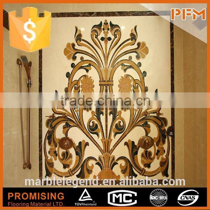 Light Brown Granite and marble stone flooring pattern