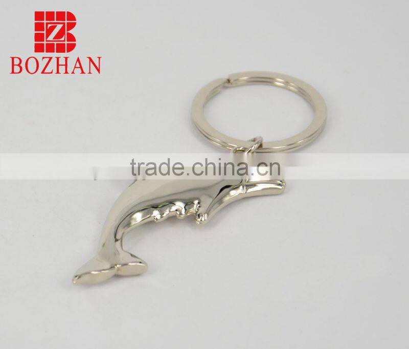 2014 various design custom blank keychain/fish-shaped metal keychain