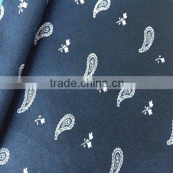 2014 leaf design printing fabric cotton