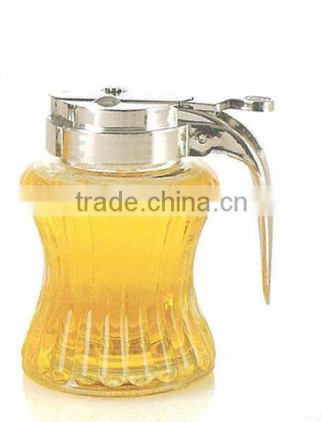 500ml empty glass bottle for cooking oil in kitchen