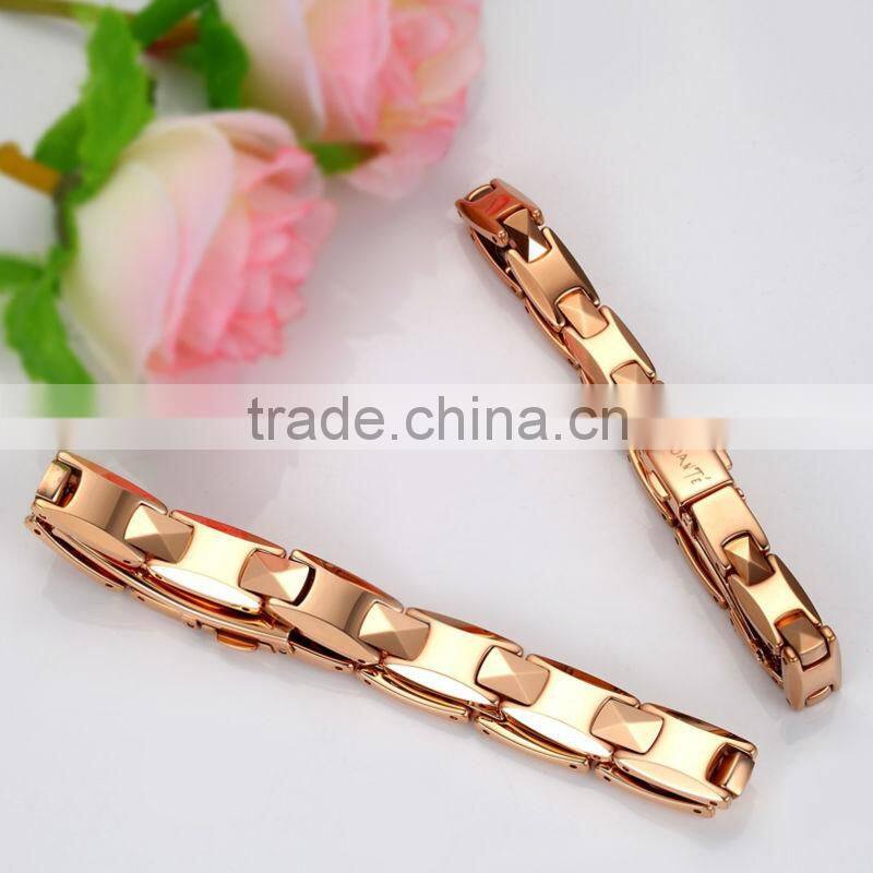 Hot sale metal inlaid tungsten bracelet 10.5mm width silver tungsten magnetic dragon bracelets men