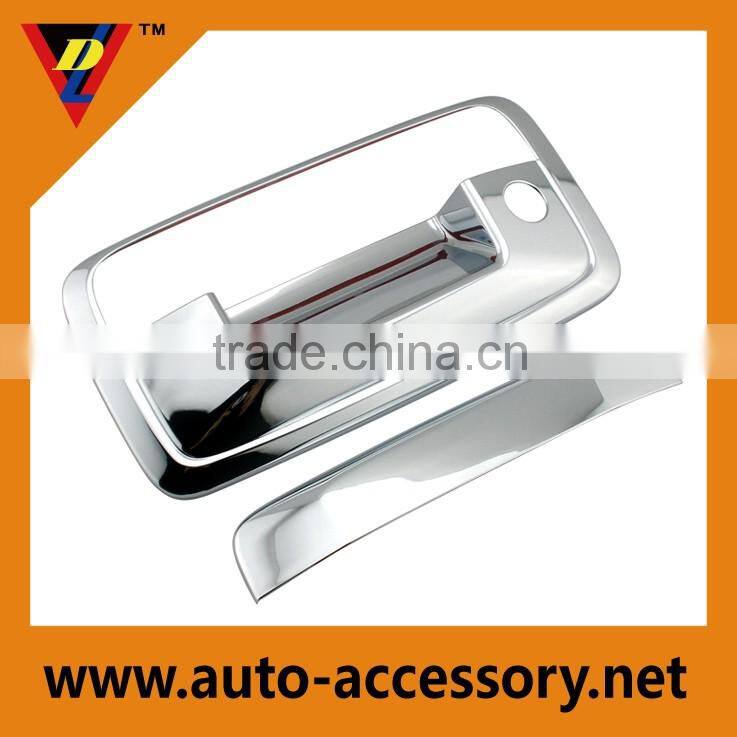 Car decoration accessories ABS chrome tailgate handle cover for 2014-2015 Silverado