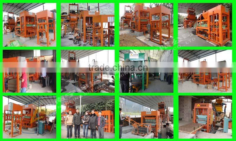 Hot sale! PLC controller,import hydraulic valve. ShentaQTY6-15 automatic fly ash brick making machine in india price