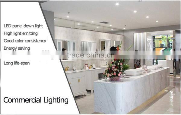 Hot sale bright IP44 IP Rating and LED Light Source round 18W led downlight panel