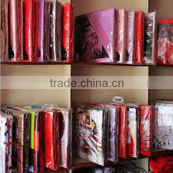 sell in low price Thread Count 100% cotton fabric painting designs bed sheets
