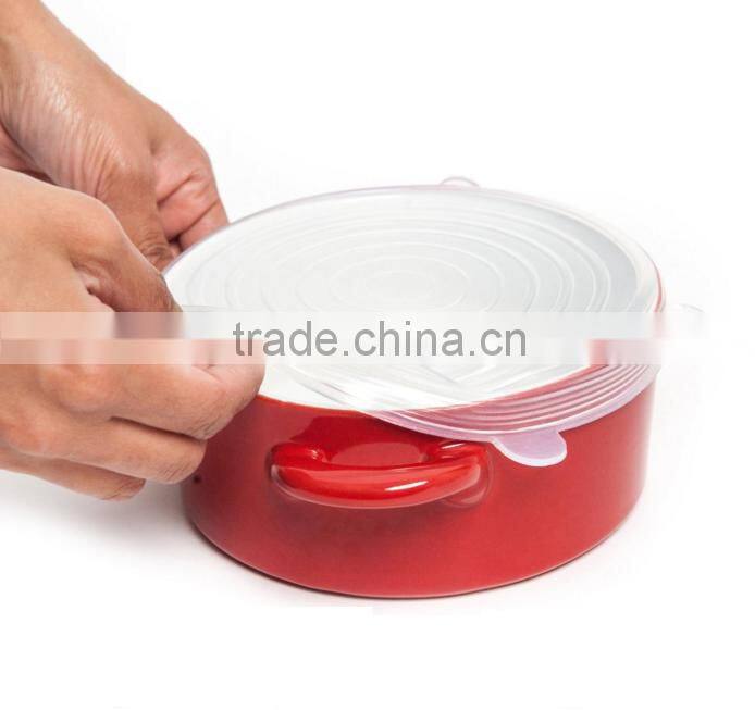 Reusable Silicone Stretch Lids Cover Wrap for Mugs And Bowls