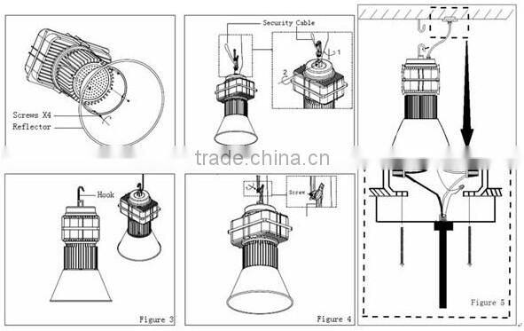 IP65 waterproof 160W led high bay light