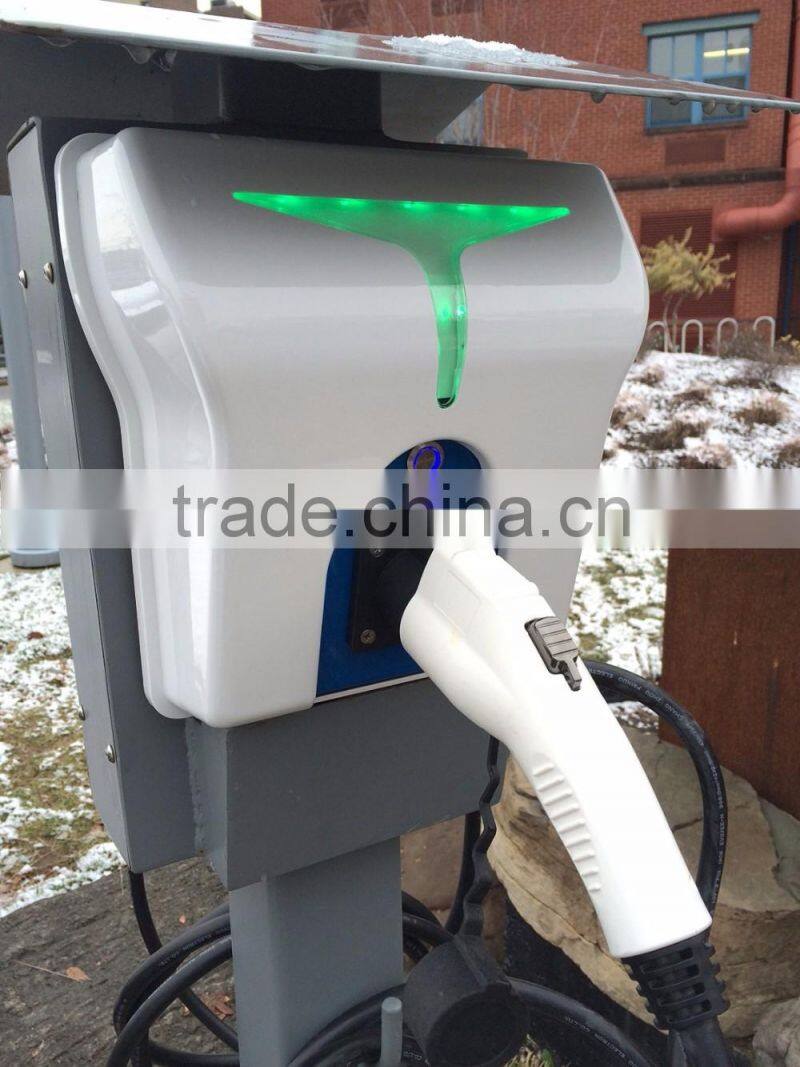 Type 1 32A Wall Mount EV Charging station with J1772 ev plug wall box ev charger
