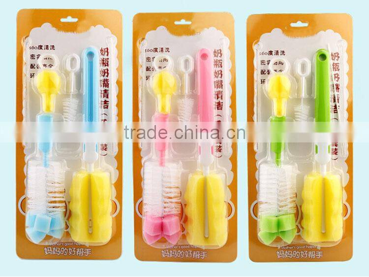 Health 100% Baby Bottle Brush With Soft Sponge