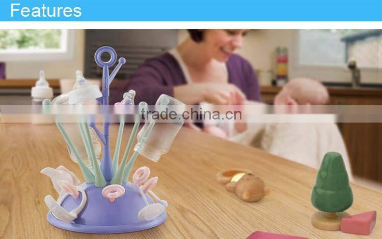 Non-toxic pp bpa free infant bottle pacifier shelf