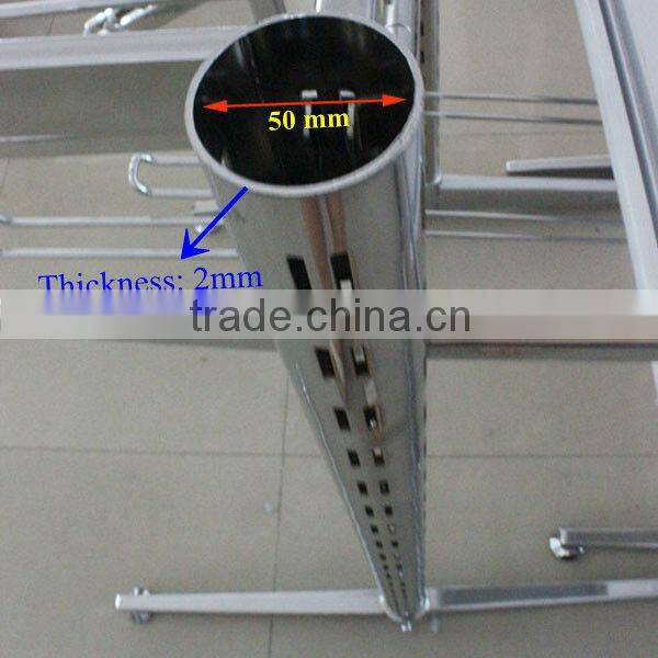 Chrome Round Column/ Heavy Upright Post