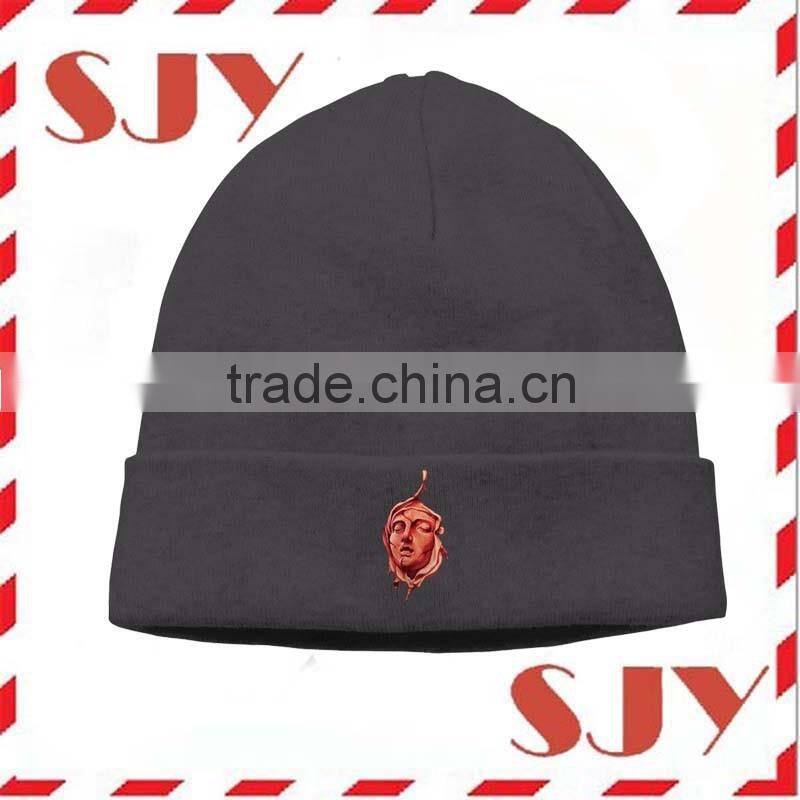 Custom wholesale merino wool beanie hat