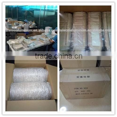 small size round shape disposable aluminum foil ashtrays