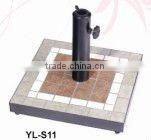 metal mosaic bumbrella base