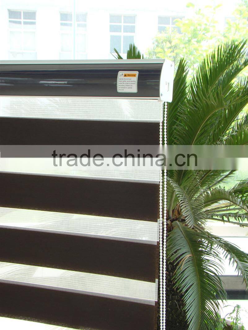 double layer dual roller blinds fabric