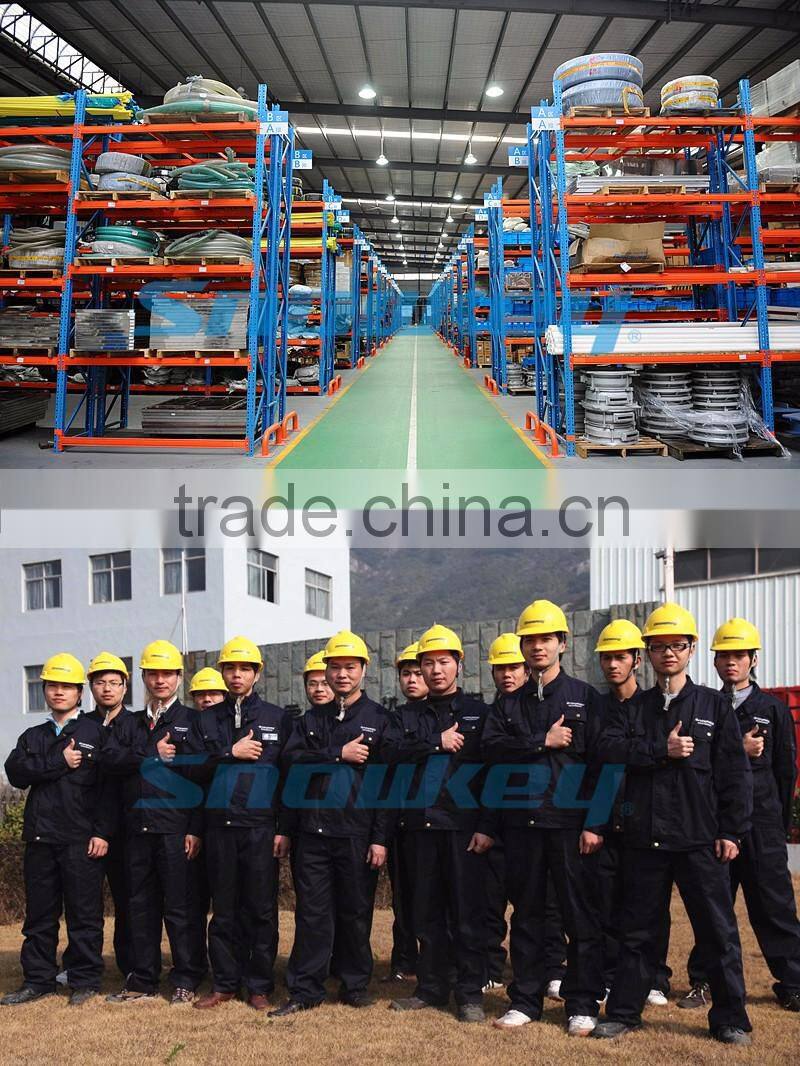 Newest design fresh water on land type 4000 kgs per day flake ice machine with air cooling condenser