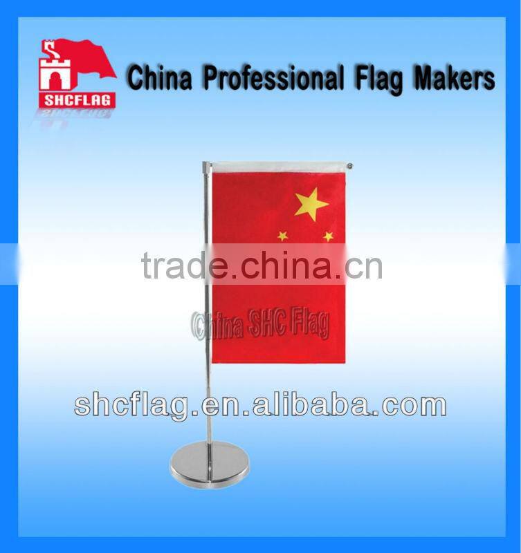 Promotion Advertising Desk Or Table Flag