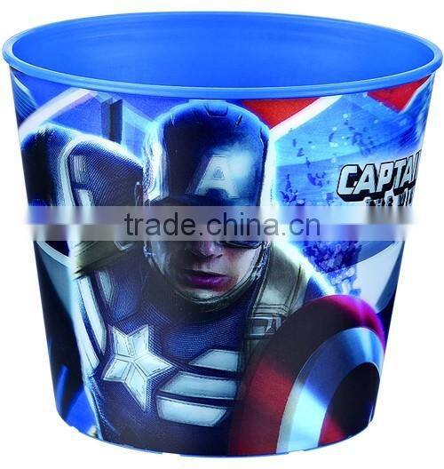 Environmentally Friendly Material 3D Lenticular Printing plastic trash can