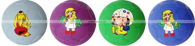 logo could be printed full color printing rubber soccer ball