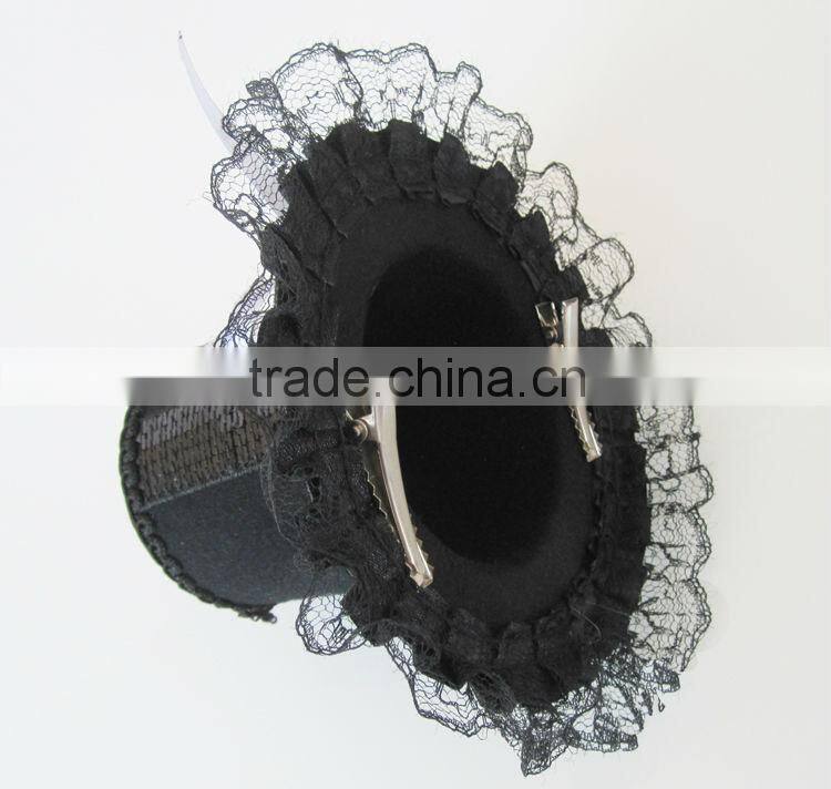 MYLOVE black fascinator party hat festival headwear MLGM036