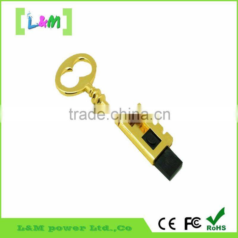 Metal Waterproof 2GB 4GB 8GB USB Key Memory Stick Flash Pen Drive USB2.0 memory usb flash drive