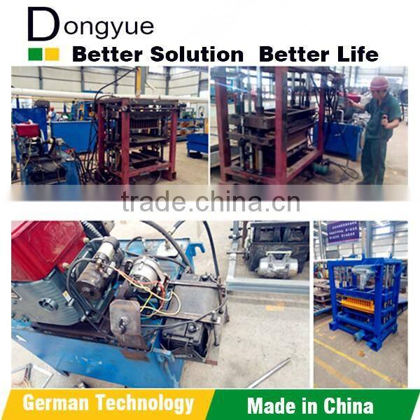 New QT4-30 small investment diesel power concrete block forming machine price