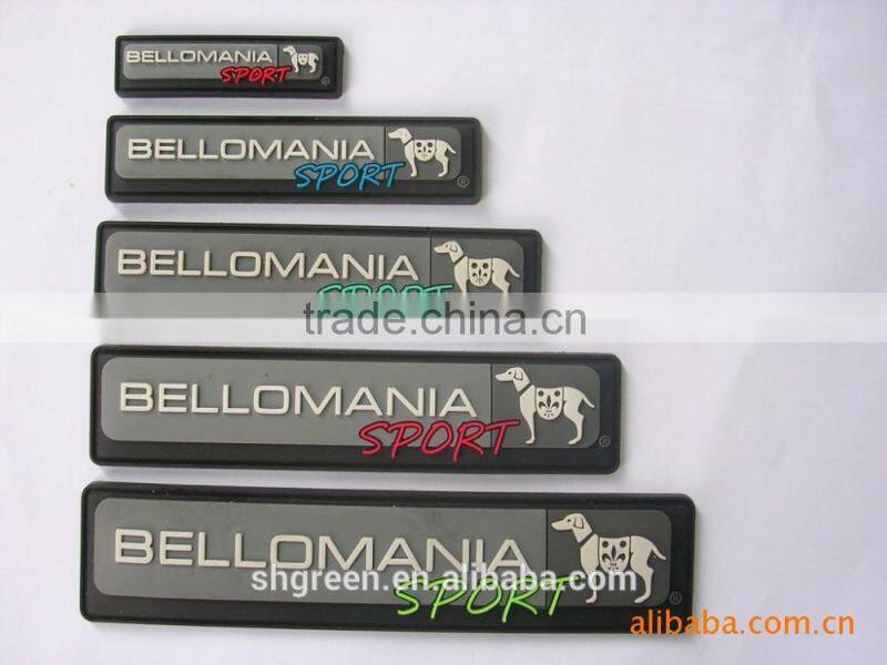 Sport shoes PVC rubber tag