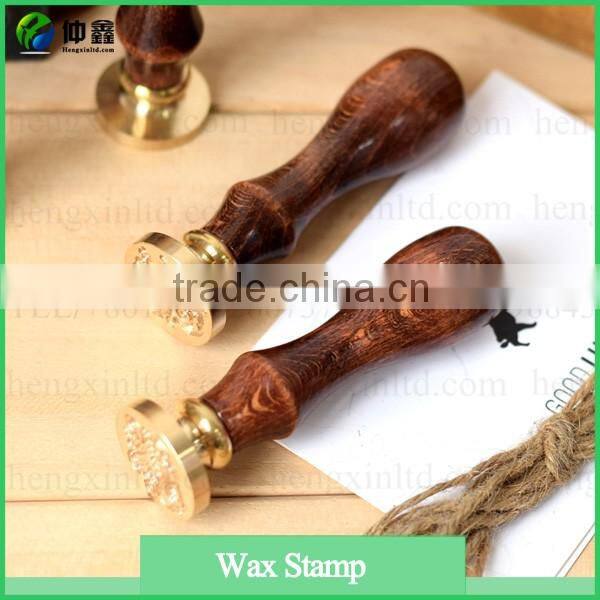 Self-Inking Wooden Stamp Type Wax Stamp