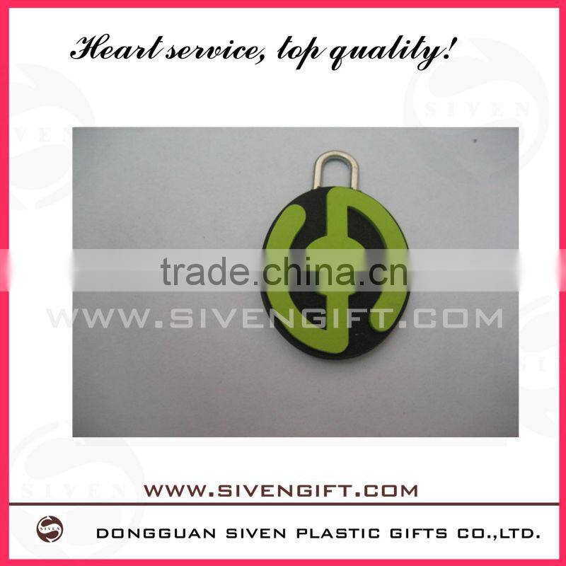 custom silicone 3d zipper puller for use