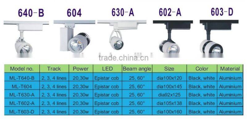 2015 new commercial led track light 4 leaf
