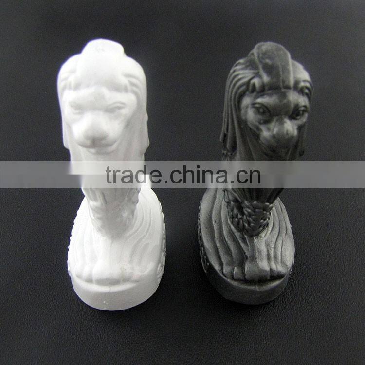 3D lion shape metal decoration, for home or office decoration, die casting metal decoration
