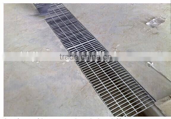 u ditch metal grating,u channel trench drain grating