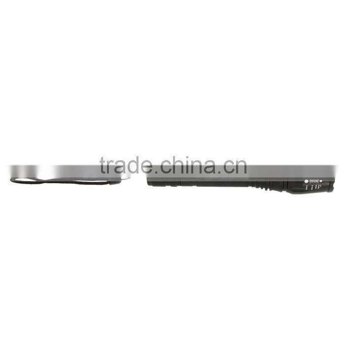 XML-T6 LED 5 Mode Focusing LED Torch Flashlight Black