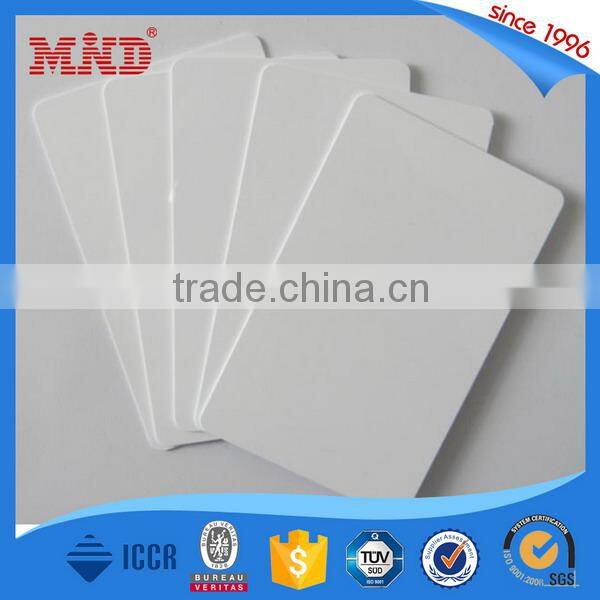 MDI104 rfid 125khz inkjet smart chip PVC blank id card