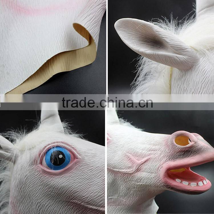 2016 New Fashion cosplay fashionable cute wire EL light horn Mask