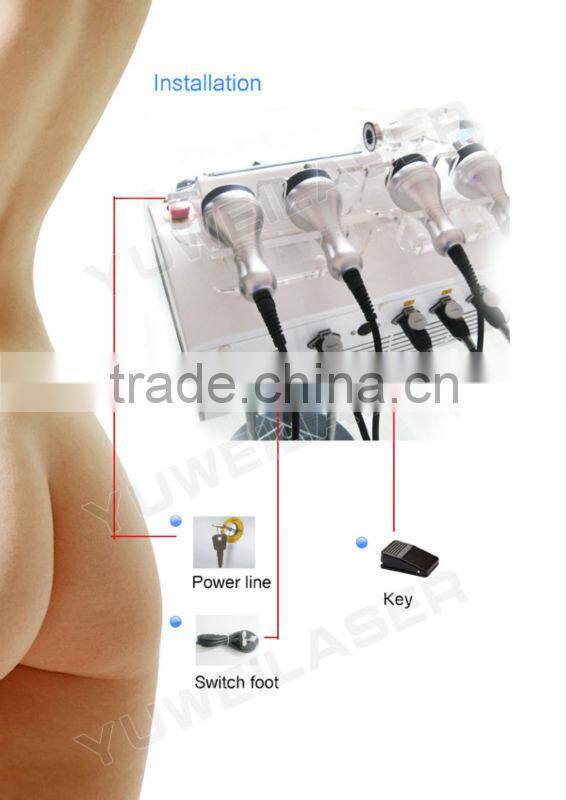 YUWEI-Portable multifunction vacuum laser diode cavitation lipo laser machine