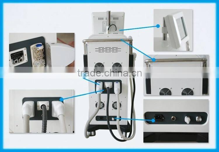 2015 Most popular beauty equipment new style SHR /OPT/AFT IPL+elight+ RF Multifunctional IPL SHR