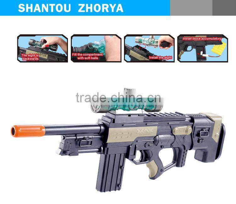 PVC electric Continuous emission Water bullet gun toys