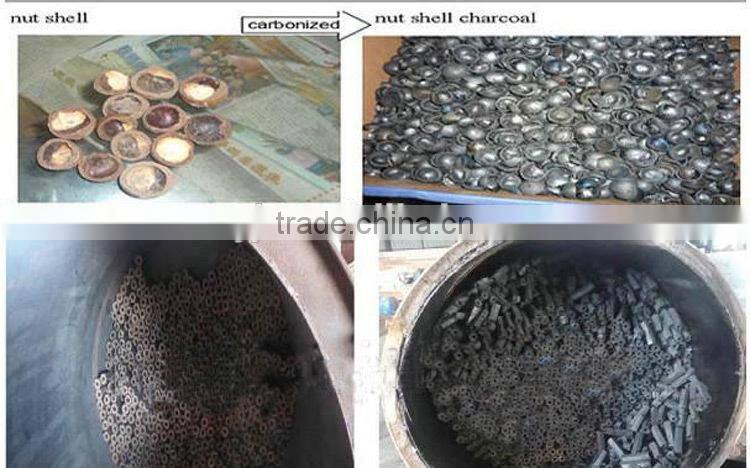 Wood sawdust rice husk Charcoal Rod Making Machine Factory