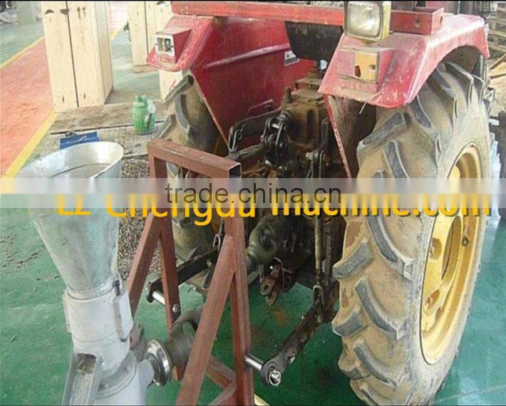 CE approved KL120P Chengda direct supply 6-10HP PTO corn stalk pellet mill driven by tractor