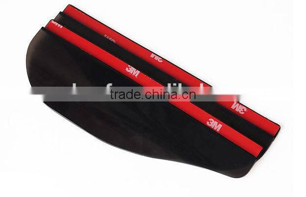 Car rearview mirror rainy stop