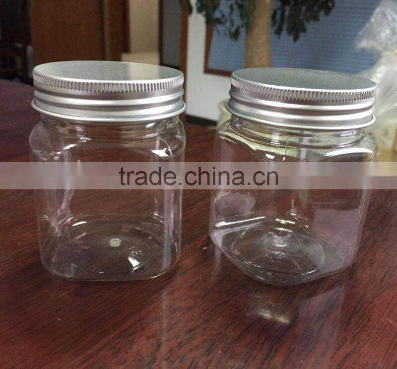 250g Aluminum Lid Square Honey Bottle Wholesale