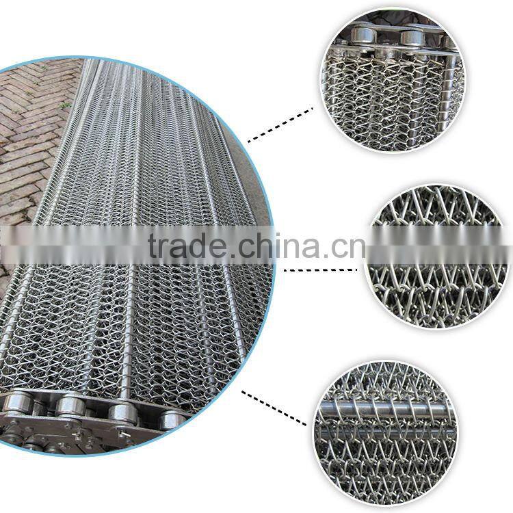 NST Certification Ss304 Mobile Stainless Steel Conveyor Belt Wire Mesh
