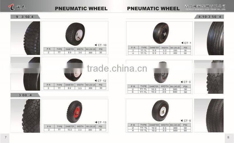 Super 400-8 Pneumatic Rubber Wheel for Kenda