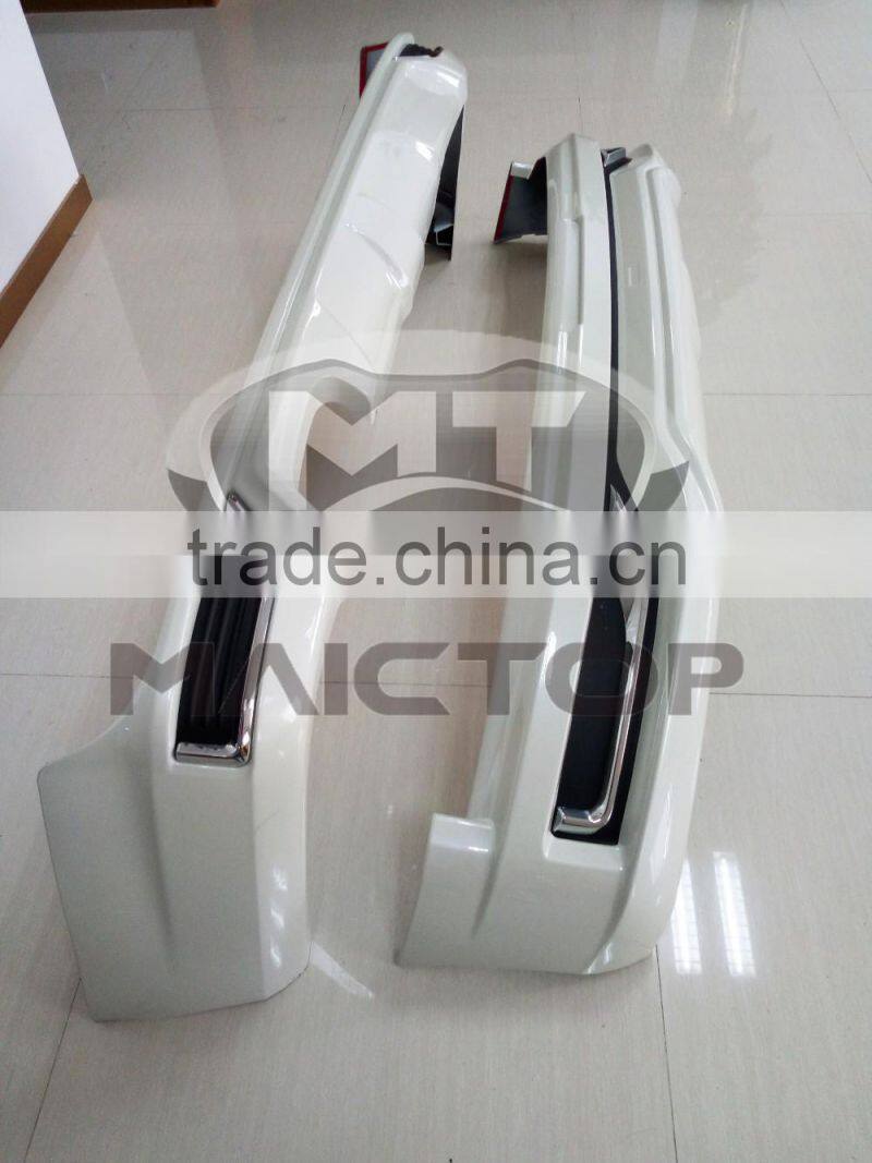 Modellista style Body Parts Front bumper Rear Spoiler for 2016 Land Cruiser
