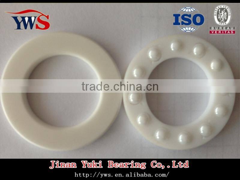 51100 Zirconia zrO2 mini size ceramic thrust ball bearing