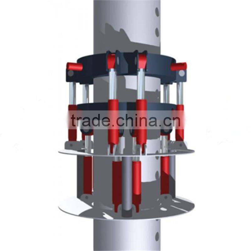 telescopic hydraulic cylinder for offshore platform