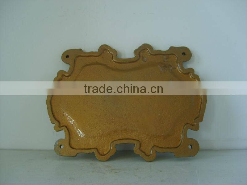 casting aluminum yard sign decorative part