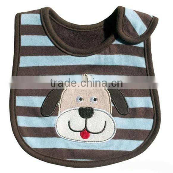 Popular funny animal style silicone baby bib
